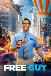 Free Guy (2021) Hindi, English Adventure poster, IMDb 7.5