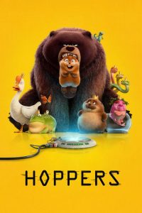 Hoppers (2026) English Hindi Adventure poster, IMDb 8.2
