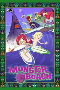 Monster Beach (2014) Hindi, English Animation poster, IMDb 3.2