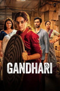 Gandhari (2026) Hindi Action poster, IMDb 5.4
