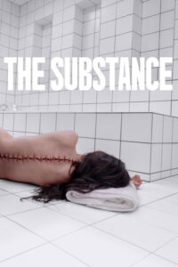 The Substance (2024) English Horror poster, IMDb 7.1