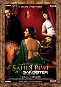 Saheb Biwi Aur Gangster (2011) Hindi Action poster, IMDb 7.1